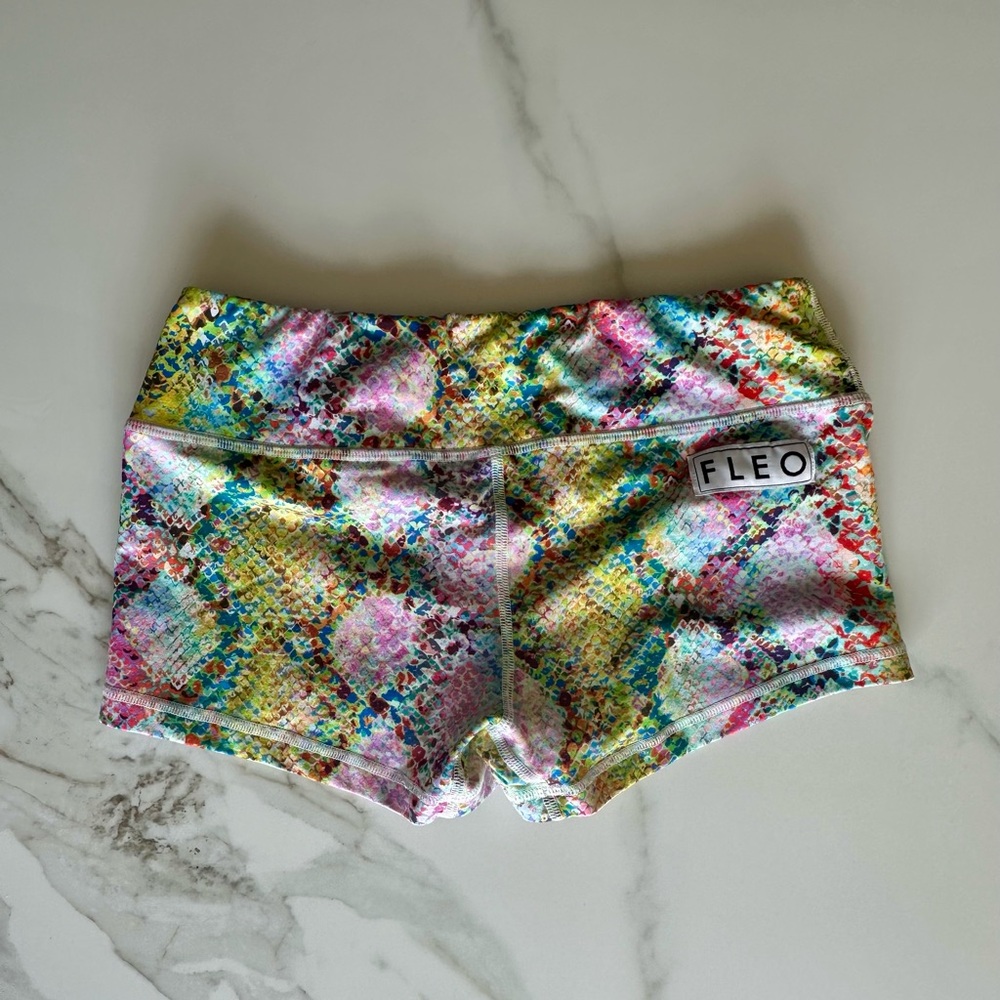 Fleo Women's Colorful Athletic Shorts 2.5”